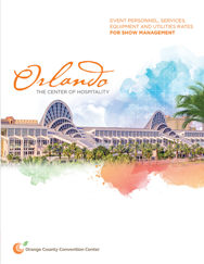 Event Personnel, Services, Equipment and Utilities Rates PDF cover